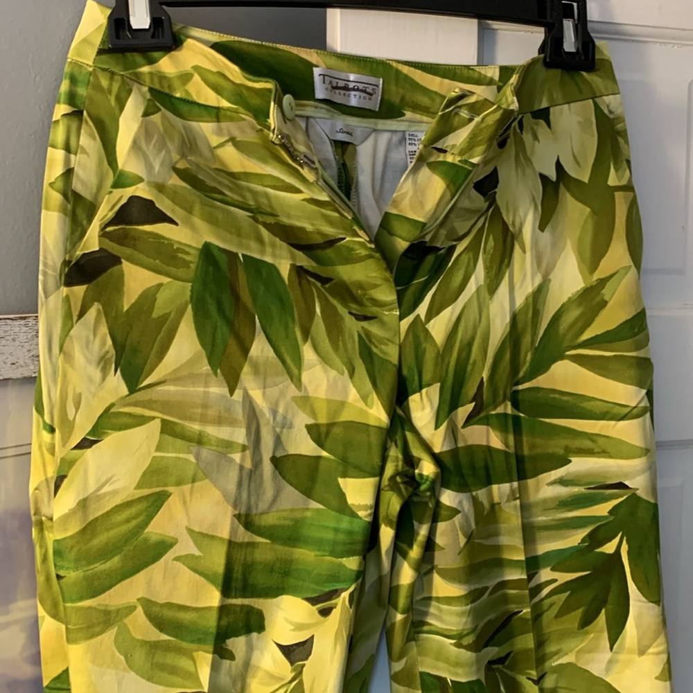 Talbots Size 8 Leaf Print Pants. - image 2